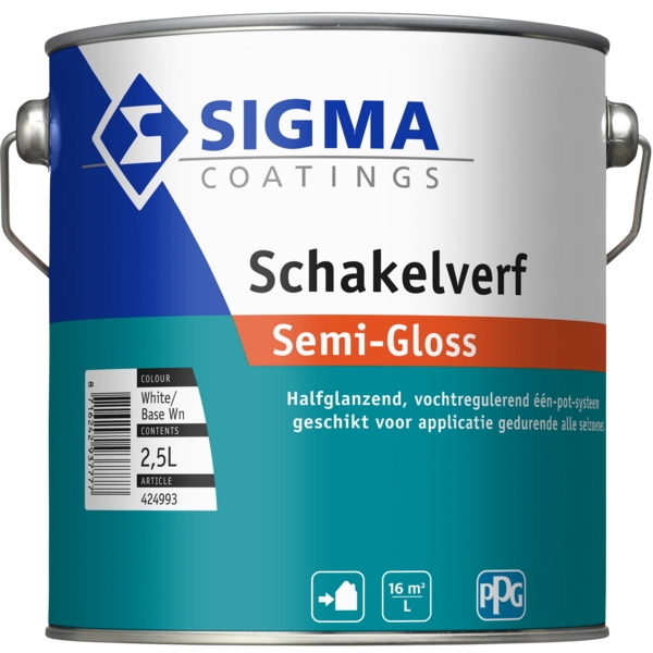 Sigma Schakelverf Semi-Gloss 2.5 liter